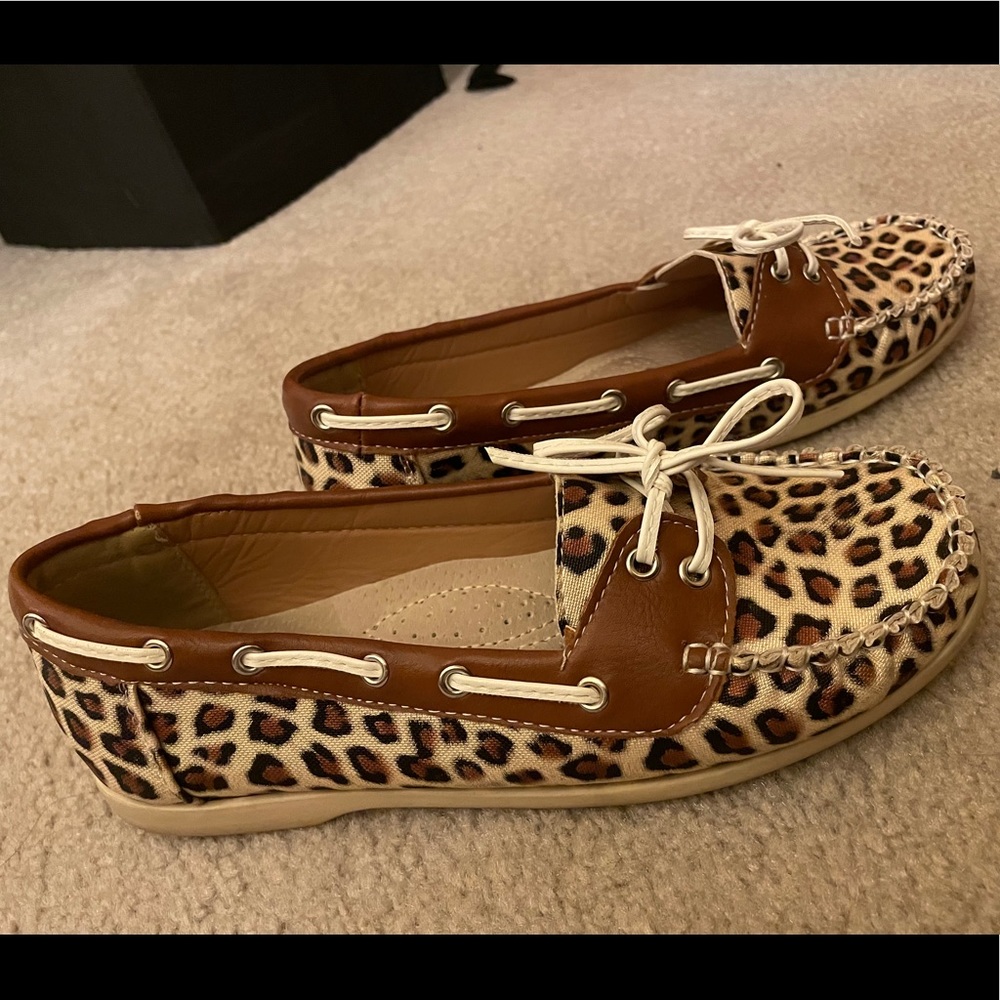 Boat Shoe Cheetah Flats